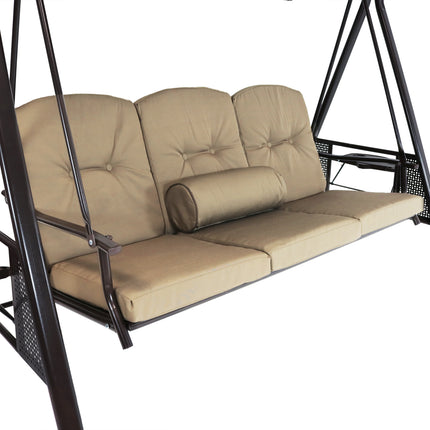 Sunnydaze Decor 2-Person Porch Swing with Adjustable A-Frame Stand