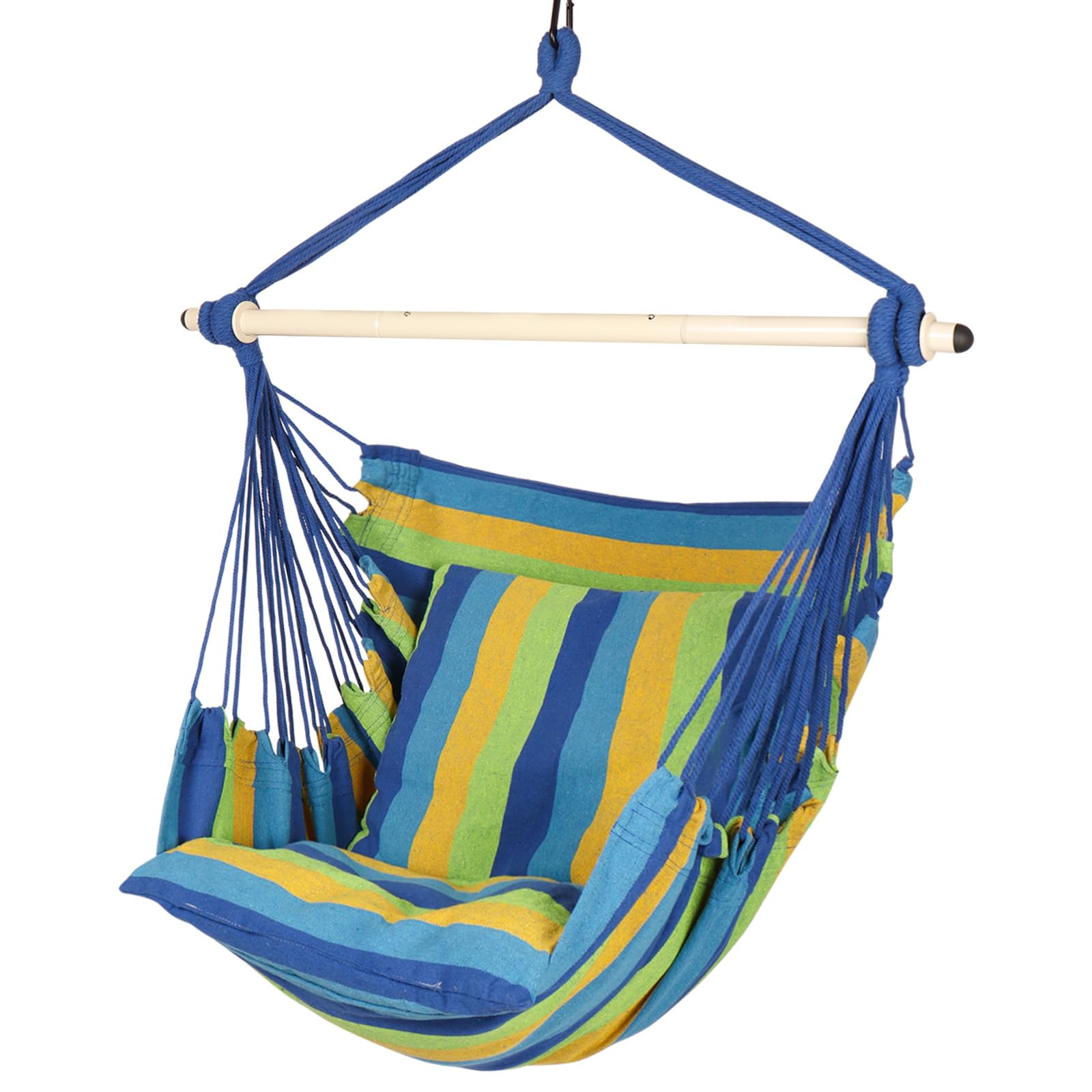 Sunnydaze Hanging Hammock Chair with Spreader Bar