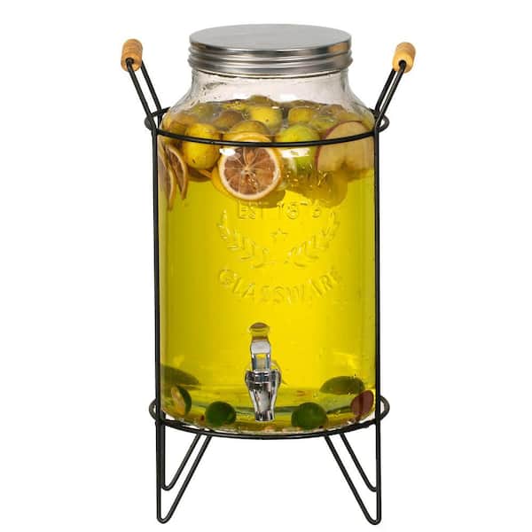 Tablecraft H2O 1.25 Gallon Beverage Dispenser with Stainless Spigot