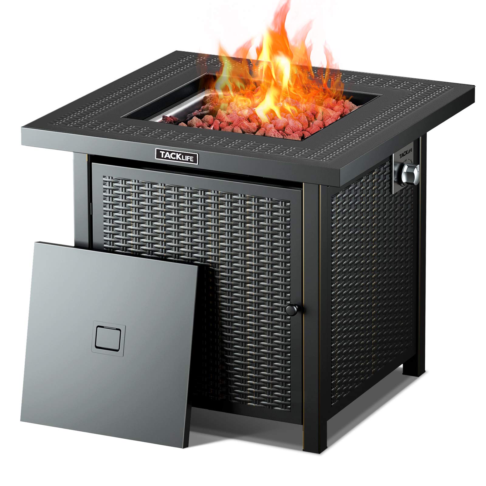 Tacklife Propane Fire Pit Table 28-Inch