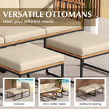 Tangkula L-Shaped Patio Sectional