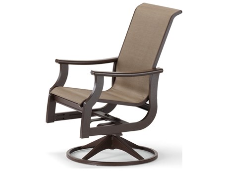 Telescope Casual Marine Grade Polymer Swivel Dining Chair