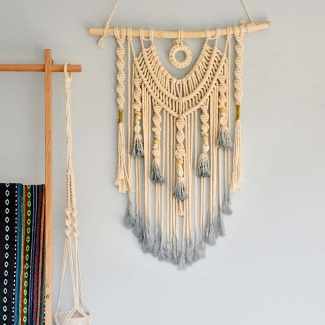 TIMEYARD Large Macrame Wall Hanging