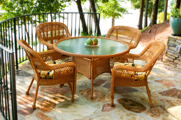 Tortuga Outdoor Portside 5-Piece Teak Dining Set
