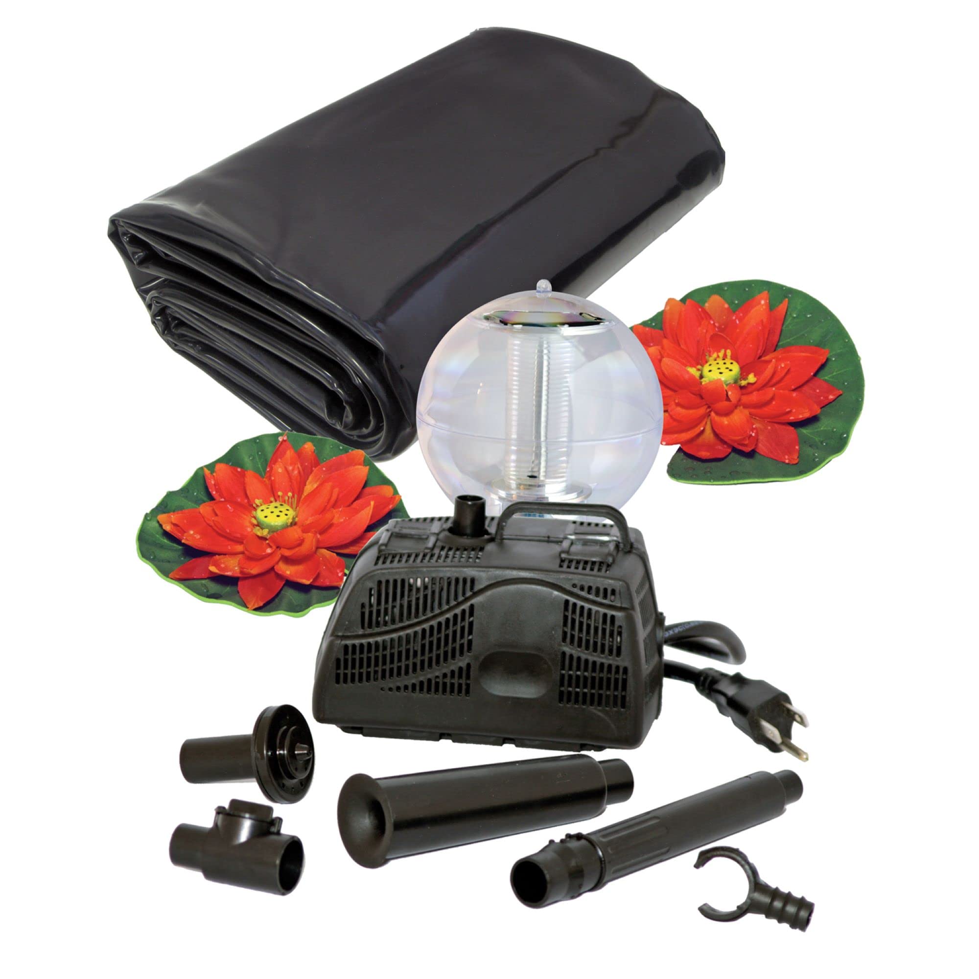 TotalPond Complete Pond Kit with LED, 270 GPH