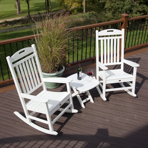 Trex Outdoor Furniture Yacht Club 3-Piece Bench Seating Set