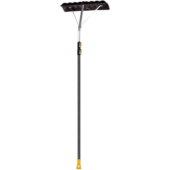 True Temper 17-Foot Telescoping Aluminum Roof Rake with Wheels