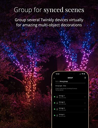 Twinkly 250 LED AWW Smart String Lights