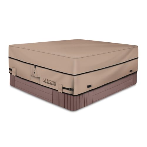 ULTCOVER Waterproof 600D Polyester Round Fire Pit Cover 30 Inch