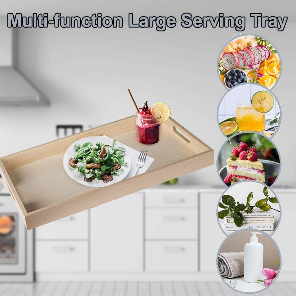 US Acrylic Bistro Nested Serving Trays (Set of 3)