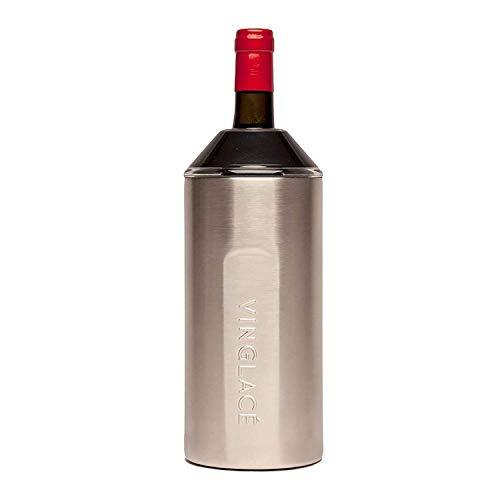 Vinglacé Wine Bottle Insulator Chiller Stainless Steel
