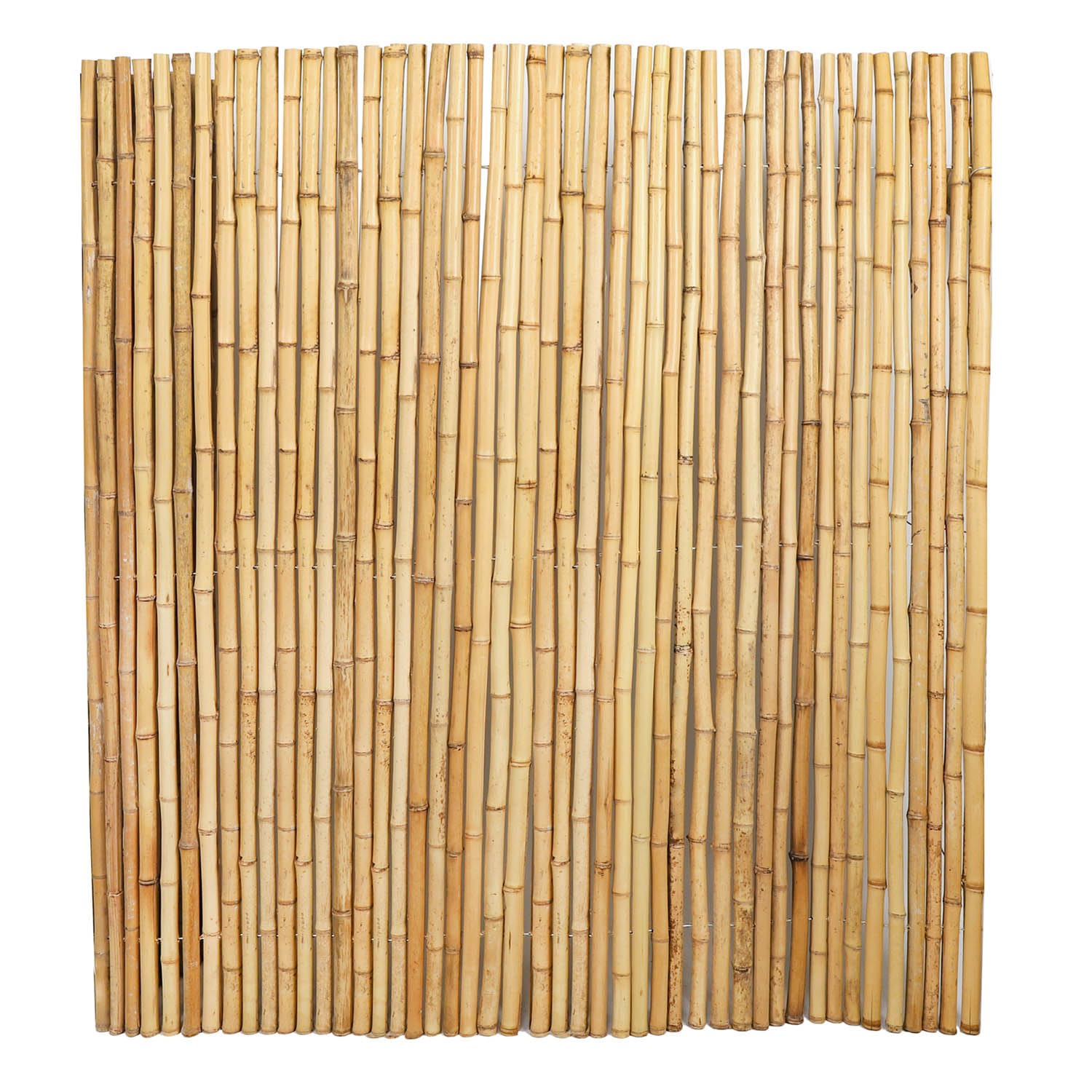 VOUNOT Natural Bamboo Fence Roll 6ft x 16ft