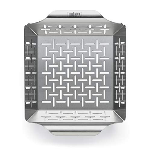 Weber Style Stainless Steel Fish and Veggie Basket