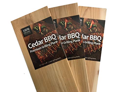 Western Premium BBQ Products Cedar Grilling Planks (6-Pack)