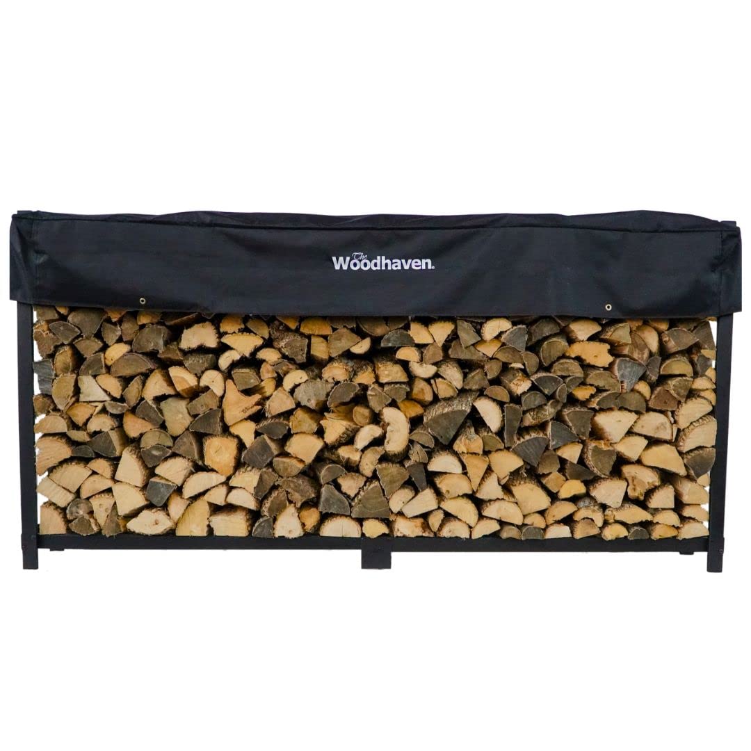 Woodhaven 5-Foot Firewood Rack with Cover