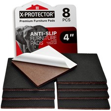X-PROTECTOR Premium Non Slip Furniture Pads 2-Inch (8-Pack)