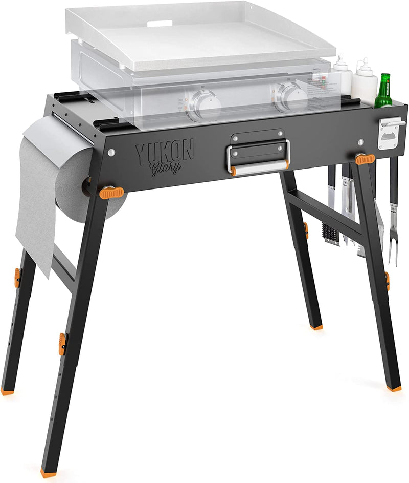Yukon Glory Portable Grill Table for Kettle Grills